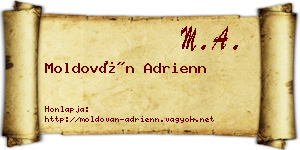 Moldován Adrienn névjegykártya